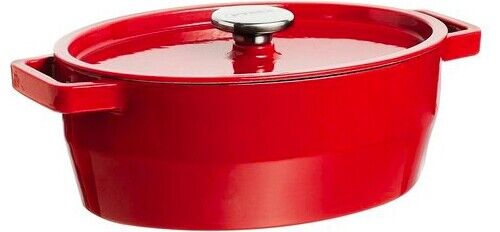 Pyrex Casseruola ovale 38.5 X 27.5 X 15 cm con coperchio Ghisa SC5AC29/6241