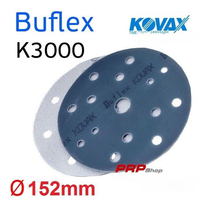 KOVAX 1931564 DISCHI abrasivi a secco BUFLEX K3000 PEZZI 25 lucidatura detailing