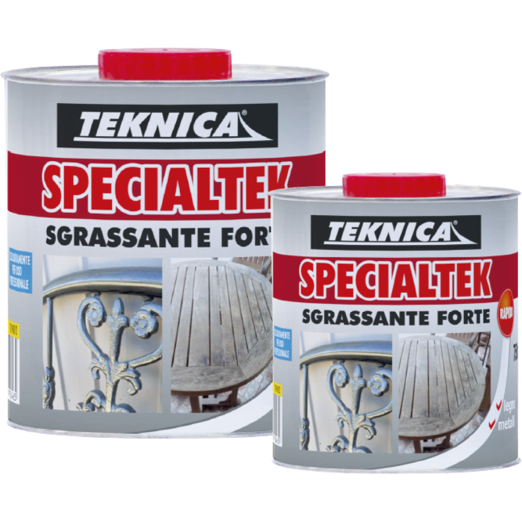 SVERNICIATORE SGRASSANTE FORTE SPECIALTEK TEKNICA PER LEGNO E METALLI 750 ML.