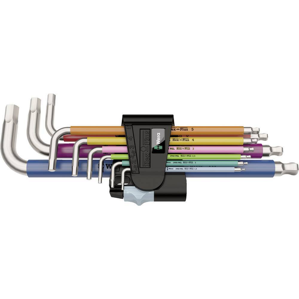 Wera Multicolour Brugola interna Kit di chiavi a brugola 9 parti