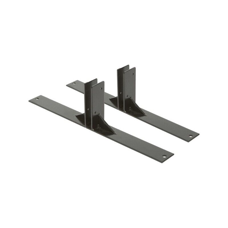 Set 2 piedi in metallo Nero per Lavagne Multiboard SECURIT. Set 2 piedi in