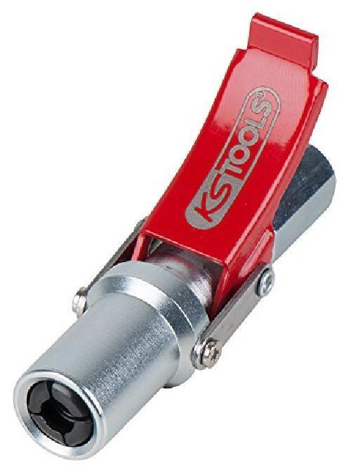 KS Tools 980.1108 Raccordo rapido Quick-Lock per ingrassatori, 1/8