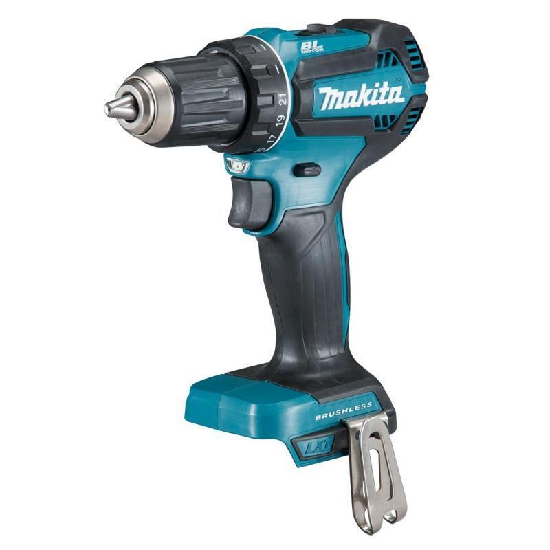 Makita DDF485Z trapano 1900 Giri/min Senza chiave 1,7 kg Nero, Blu