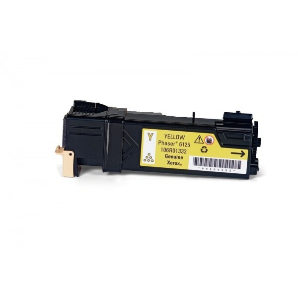 TONER 6125 GIALLO COMPATIBILE PER XEROX PHASER 6125, 6125 N 106R01333 CAPACITA 1