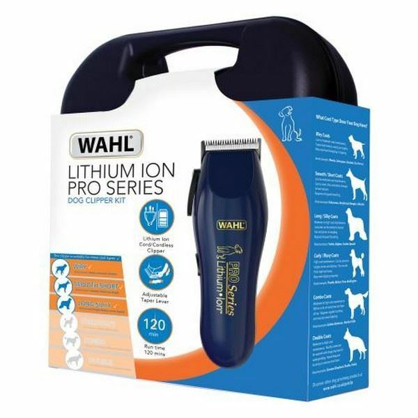 Wahl Tosatrice Kit Pro Serie Cane Animali Capelli Cordless Trimmer 2hr Run Tempo