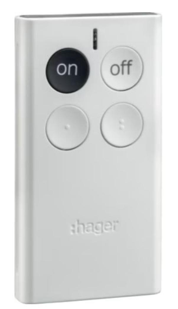 Telecomando Logisty Hager 4 pulsanti con ritorno RLF002T - RLF002X
