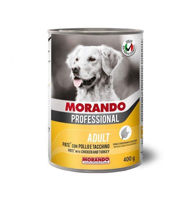 Morando Professional Adult Dog Bocconi con pollo e tacchino 405gr