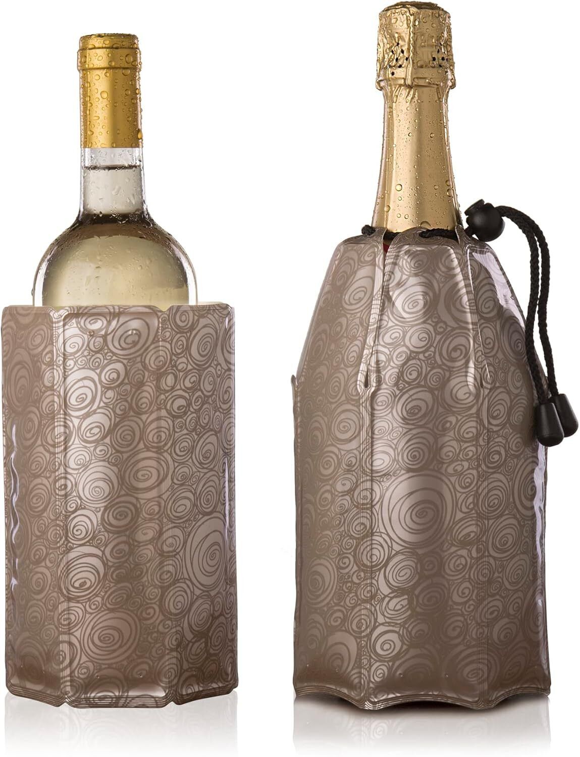 Vacu Vin Set di Refrigeratore per Vino e Champagne Attivo - Platino