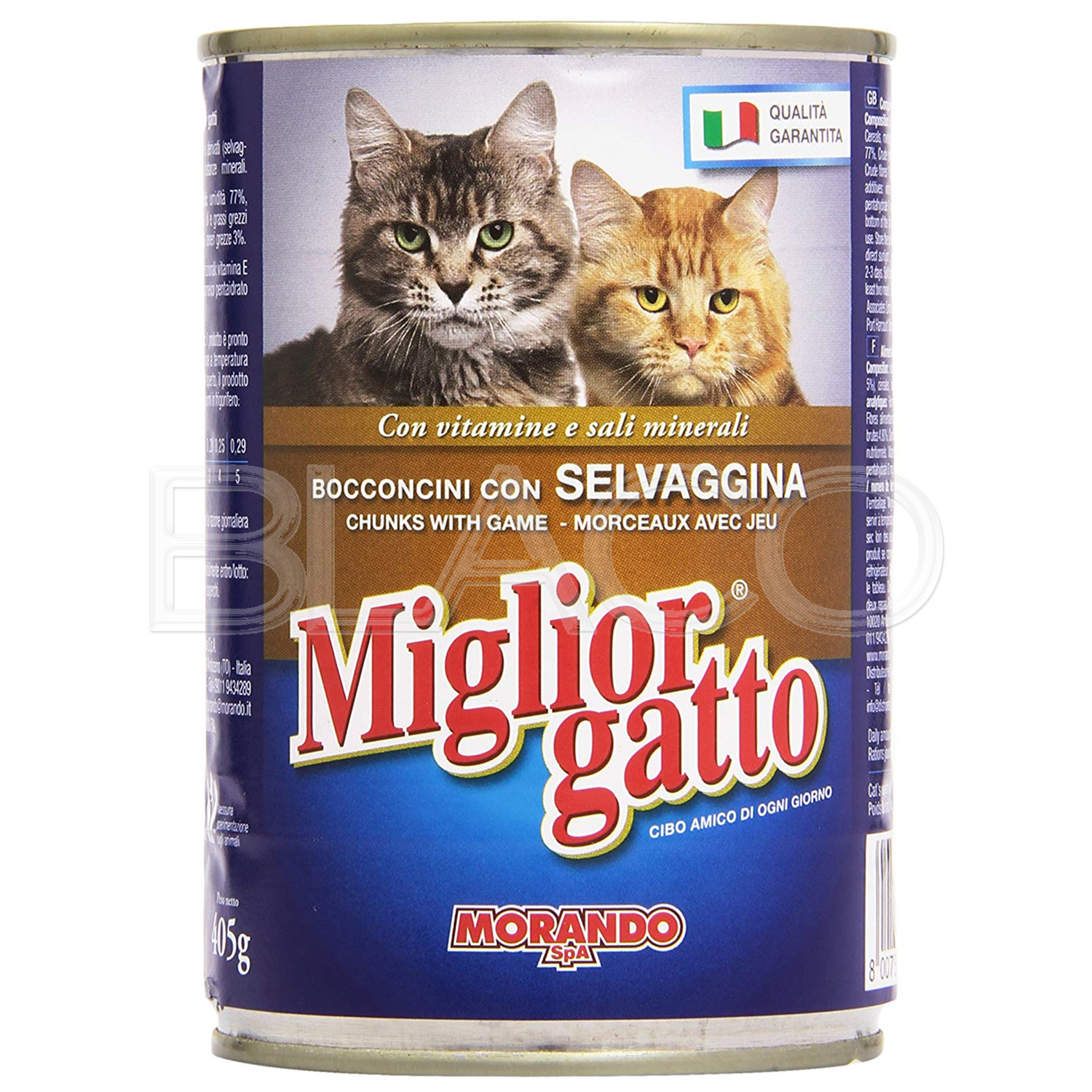Migliorgatto Bocconcini 405gr - Selvaggina