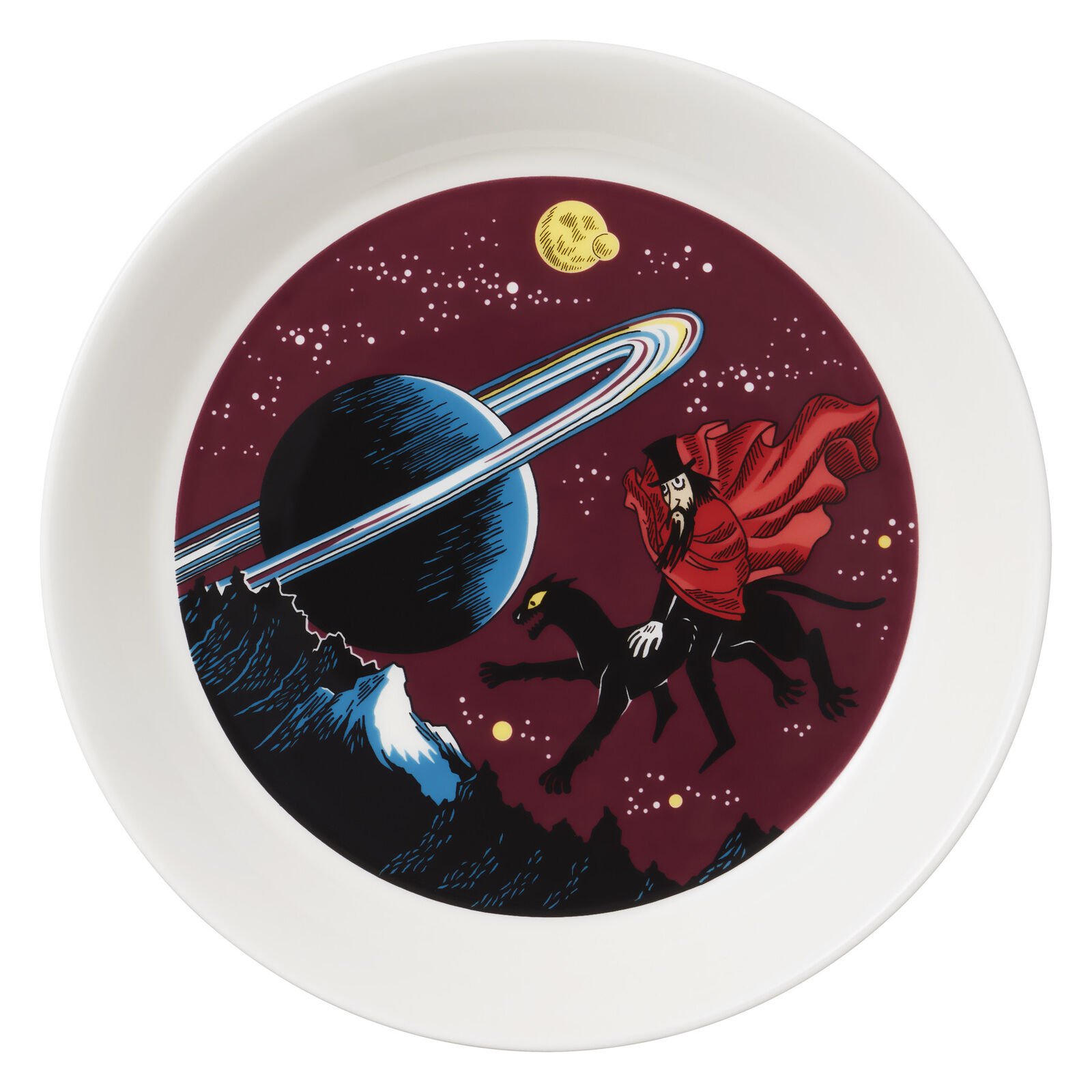 Piatto Moomin Hobgoblin viola 17 cm Arabia 2018