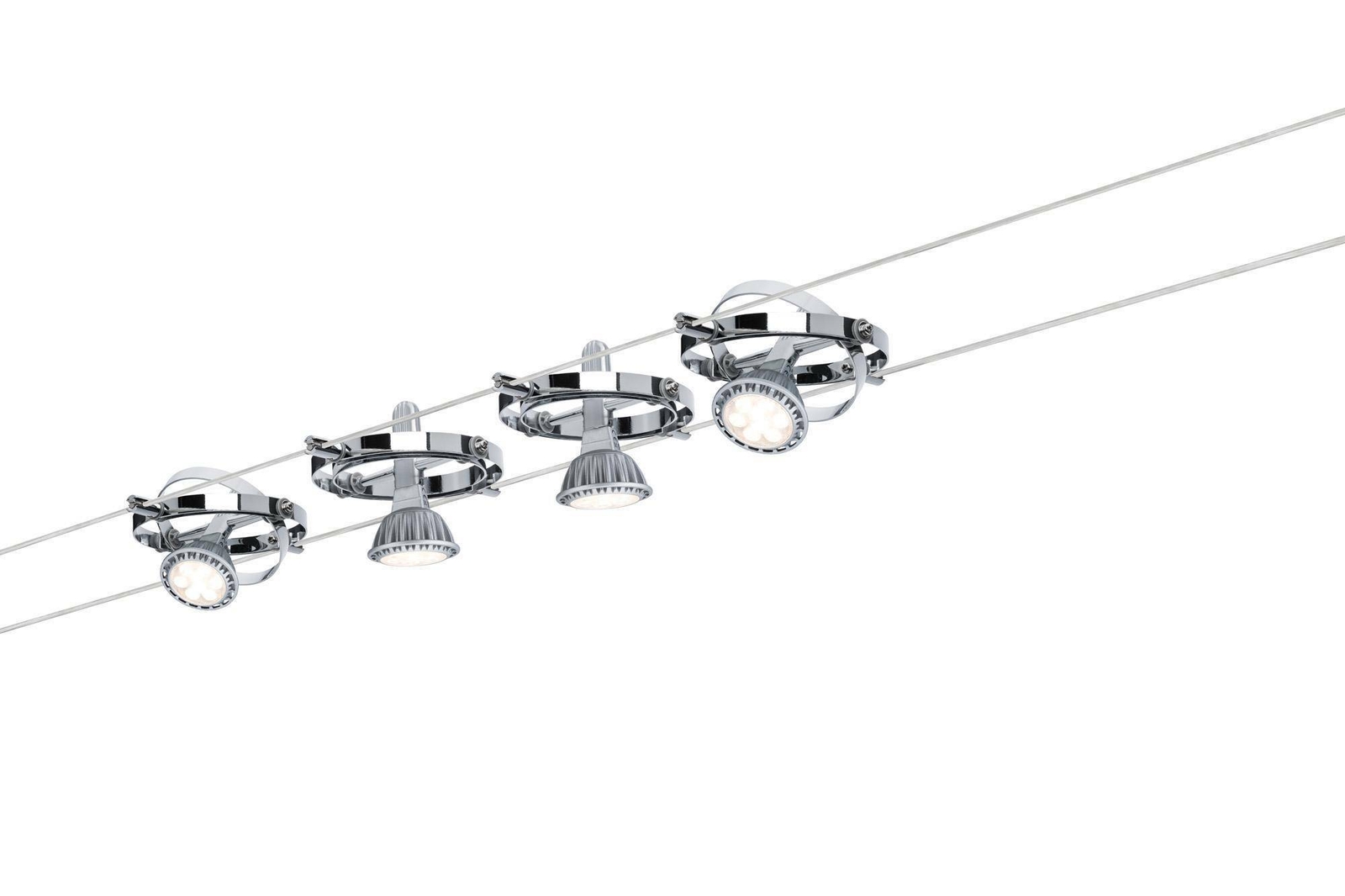 PAULMANN SET ILLUMINAZIONE A CAVI CARDAN 4X10W GU5,3 94144
