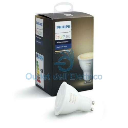 PHILIPS 59828300 HUE WHITE AMBIANCE LAMPADINA GU10 5.5W