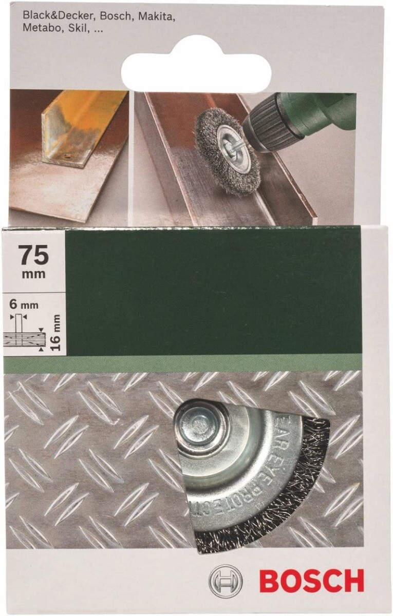 BOSCH - SPAZZOLA A DISCO FILO ONDULATO D. 75 MM