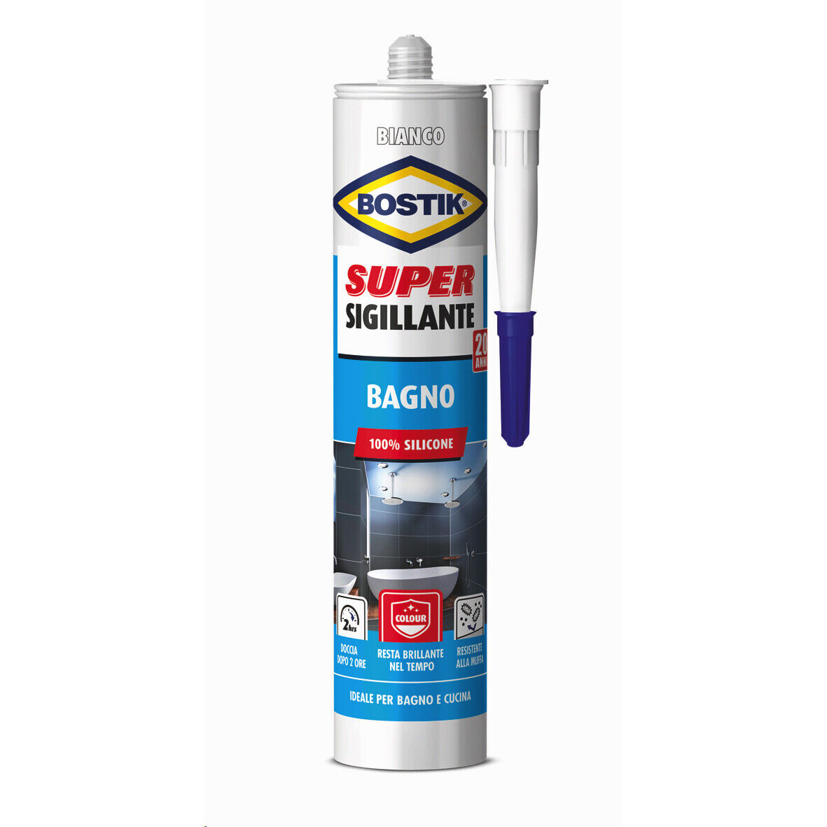 Bostik SUPER SIGILLANTE Bagno bianco