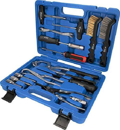 BRILLIANT TOOLS Universal-Bremstrommel und Bremsscheiben-Werkzeug-Satz, 15-TLG.