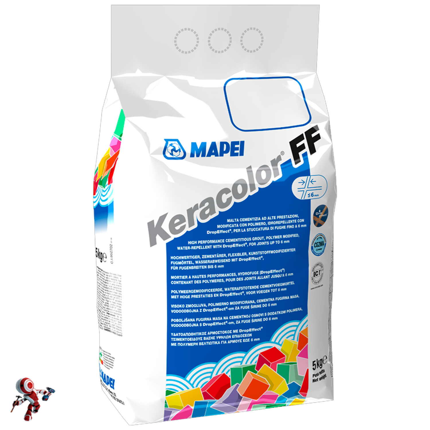 MAPEI KERACOLOR FF 5 KG. BIANCO 100