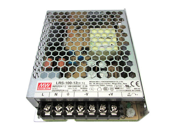 Alimentatore MeanWell CV 100W 8,5A LRS-100-12 Trasformatore Da AC 220V A DC 12V