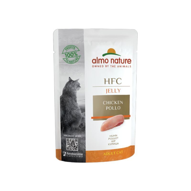 Almo nature cat hfc jelly pollo 55gr