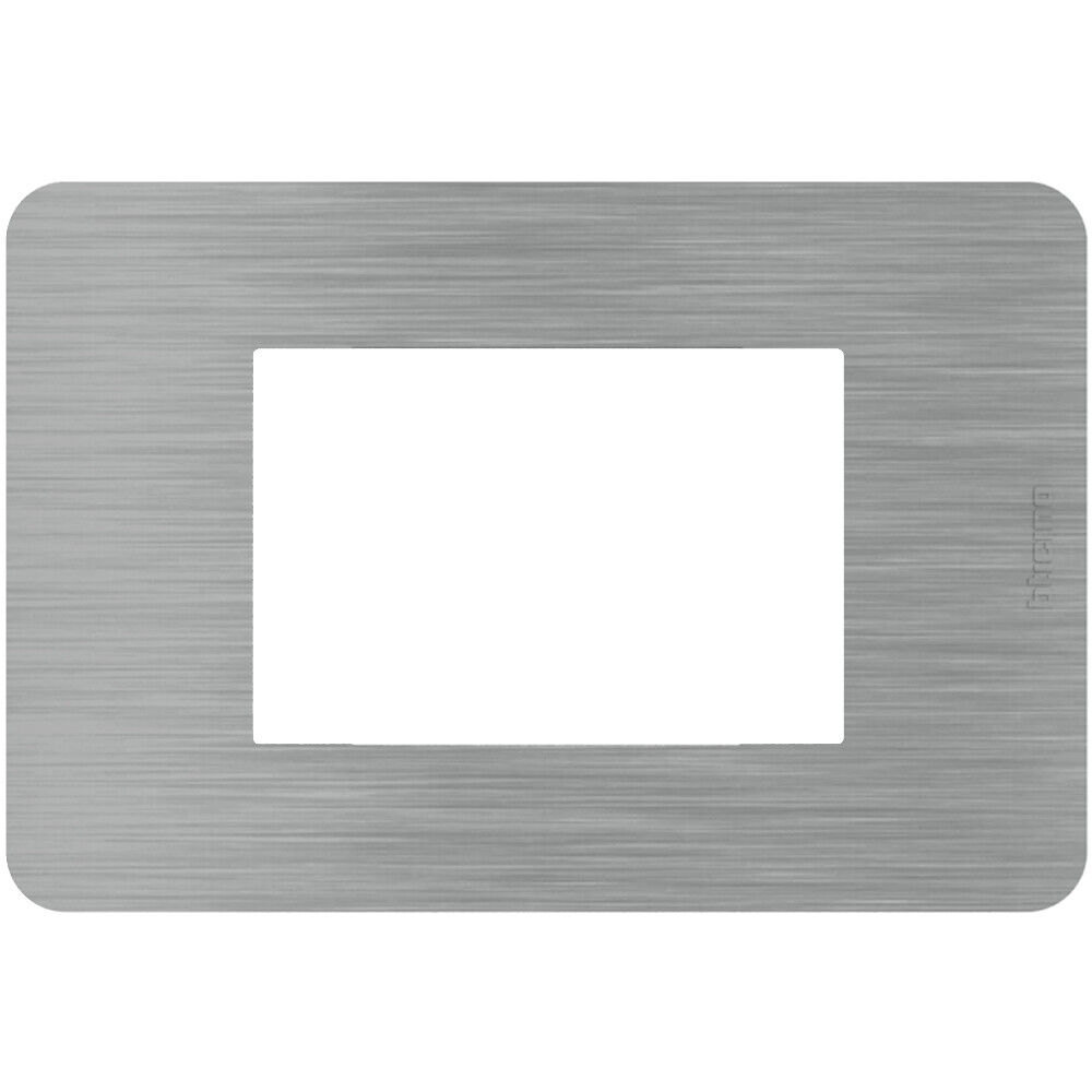 MatixGO - Placca 3 moduli Steel - JA4803ES