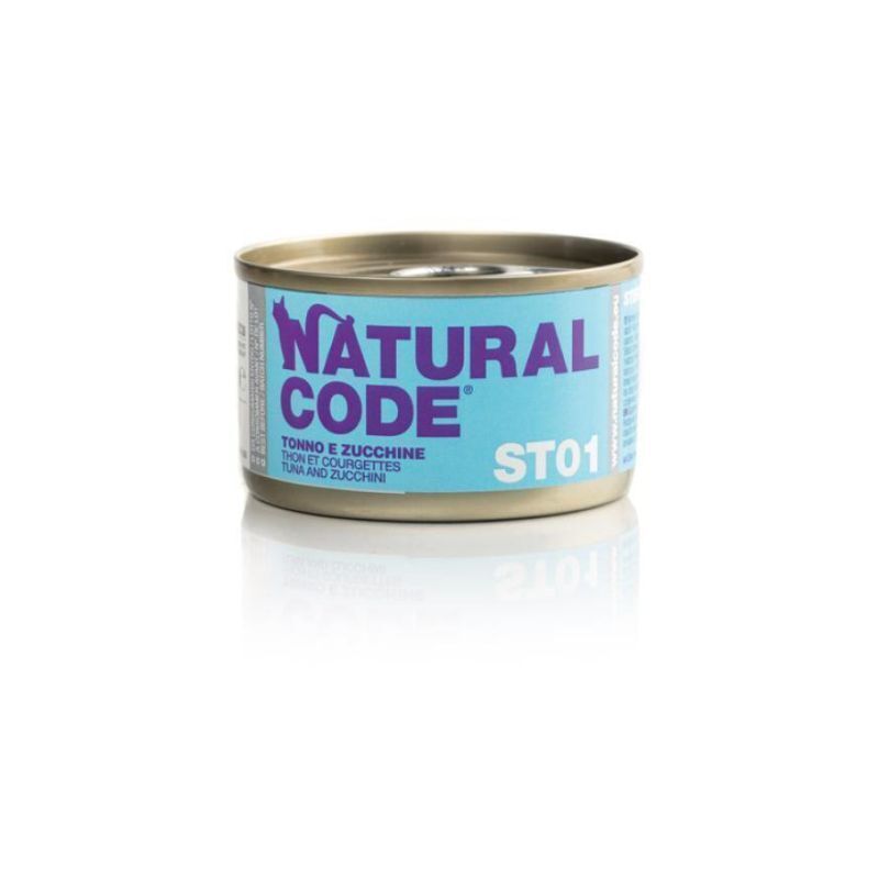 Natural code ST01 tonno e zucchine 85gr