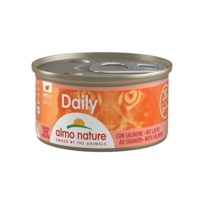Almo nature cat daily mousse salmone 85gr
