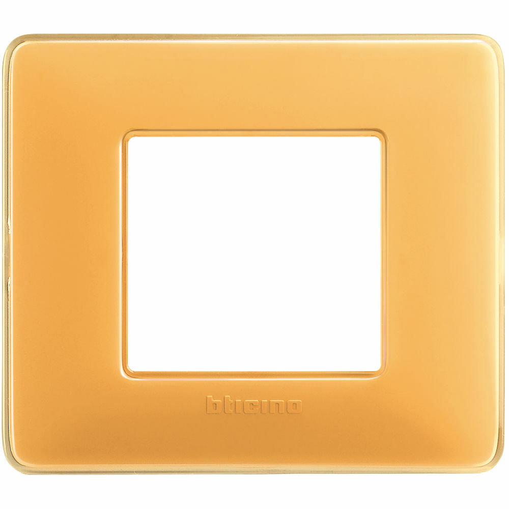 BTICINO AM4802CAB MATIX PLACCA 2P AMBRA