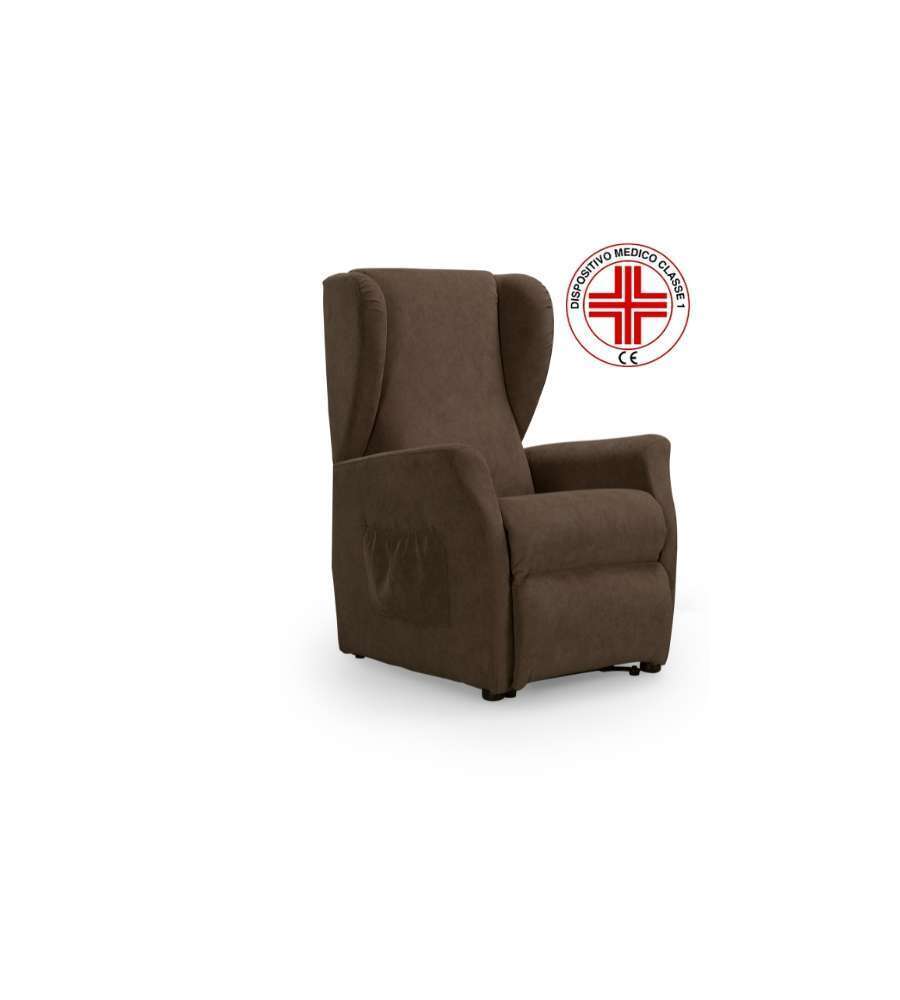 Poltrona Viki recliner Marrone