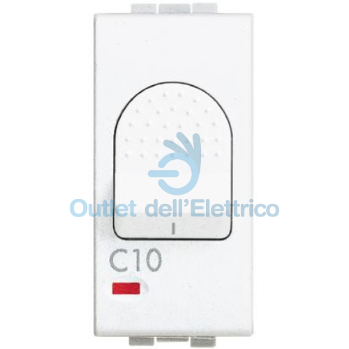 BTICINO LIGHT MAGNETOTERMICO 1P+N 6A 1,5KA N4301/6