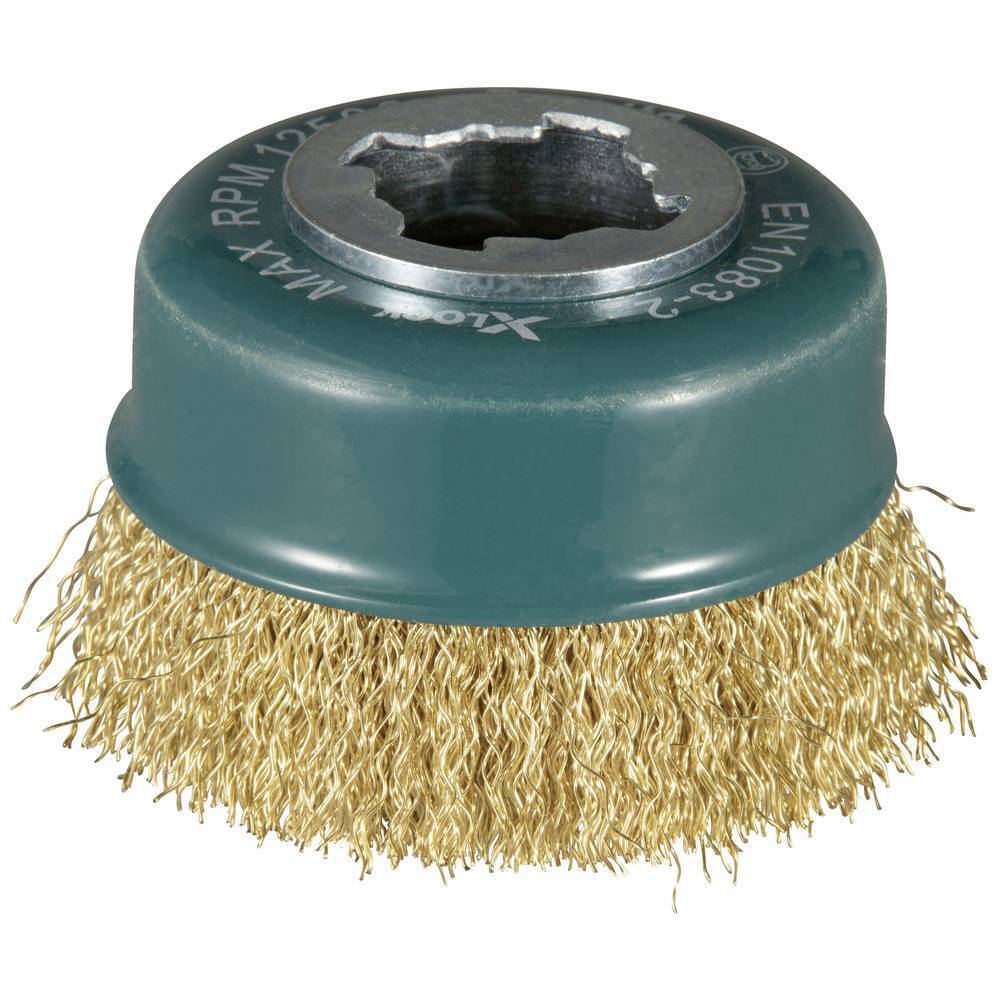 Makita Spazzola a tazza 75mm ottone X-Lock D-73433 1 pz.