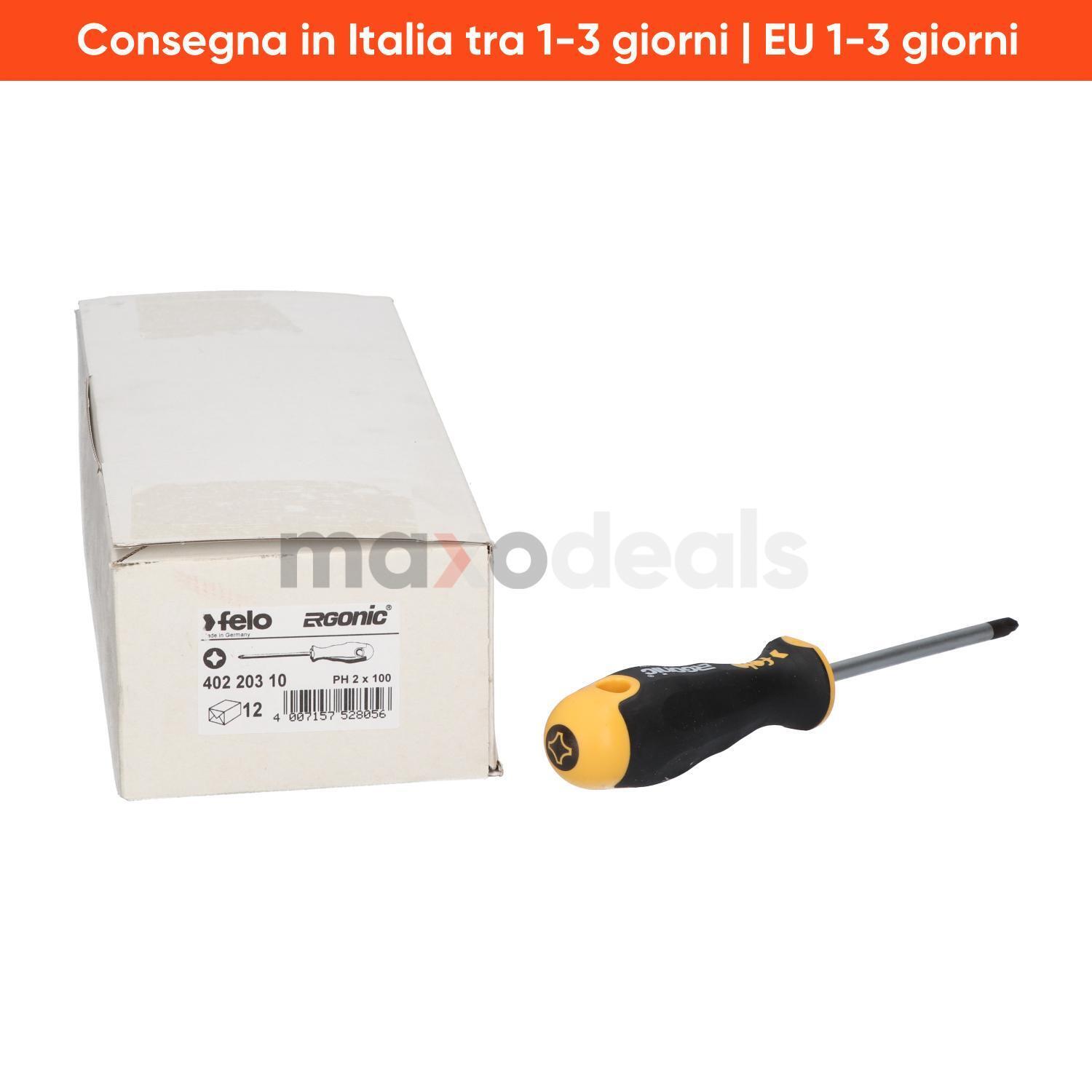 Felo 40220310 Screwdriver PH 2X100 New NFP (12pcs)