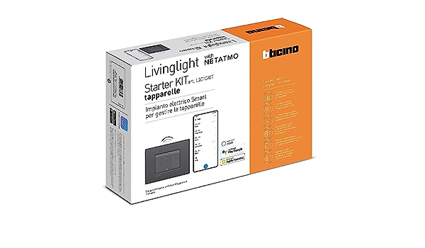 Bticino L2010KIT living light colore ANTRACITE kit tapparelle composto da Pz.1 -