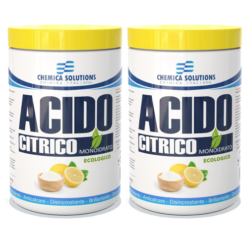 Acido Citrico Monoidrato E330 2x1 Anticalcare Disincrostante Decalcificante