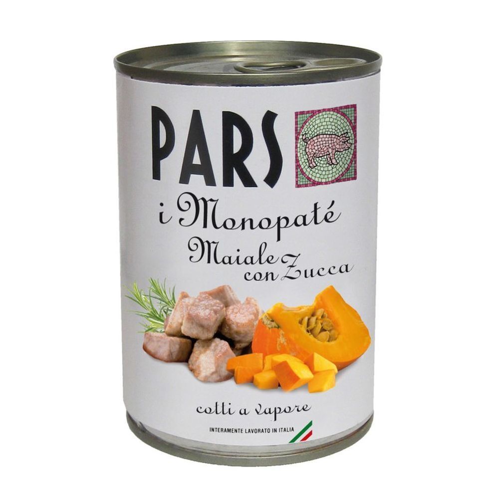 Pars Cane e Gatto i Monopatè 405gr Maiale con Zucca