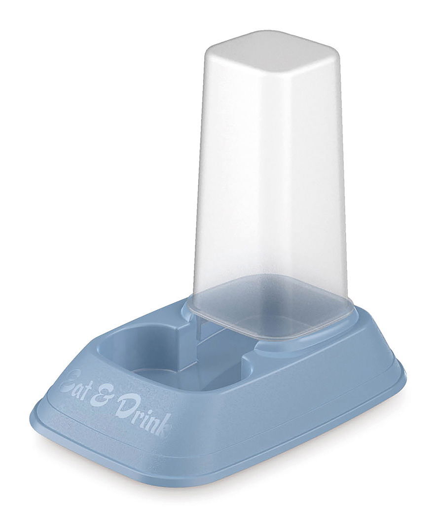 Distributore cibo ed acqua Mini Eat & Drink 700 ml per cani e gatti  Record
