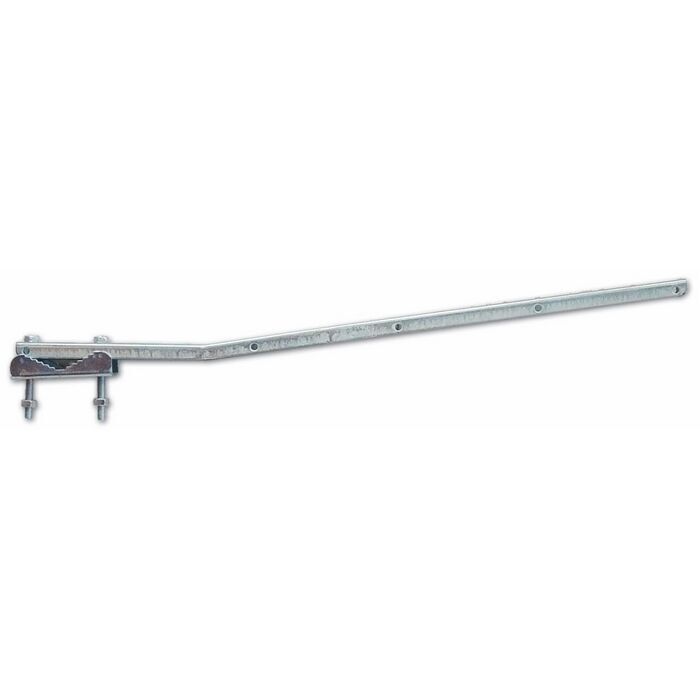 Bracci Stendibiancheria Per Balcone Fissi in acciaio zincato presso-piegato 60cm