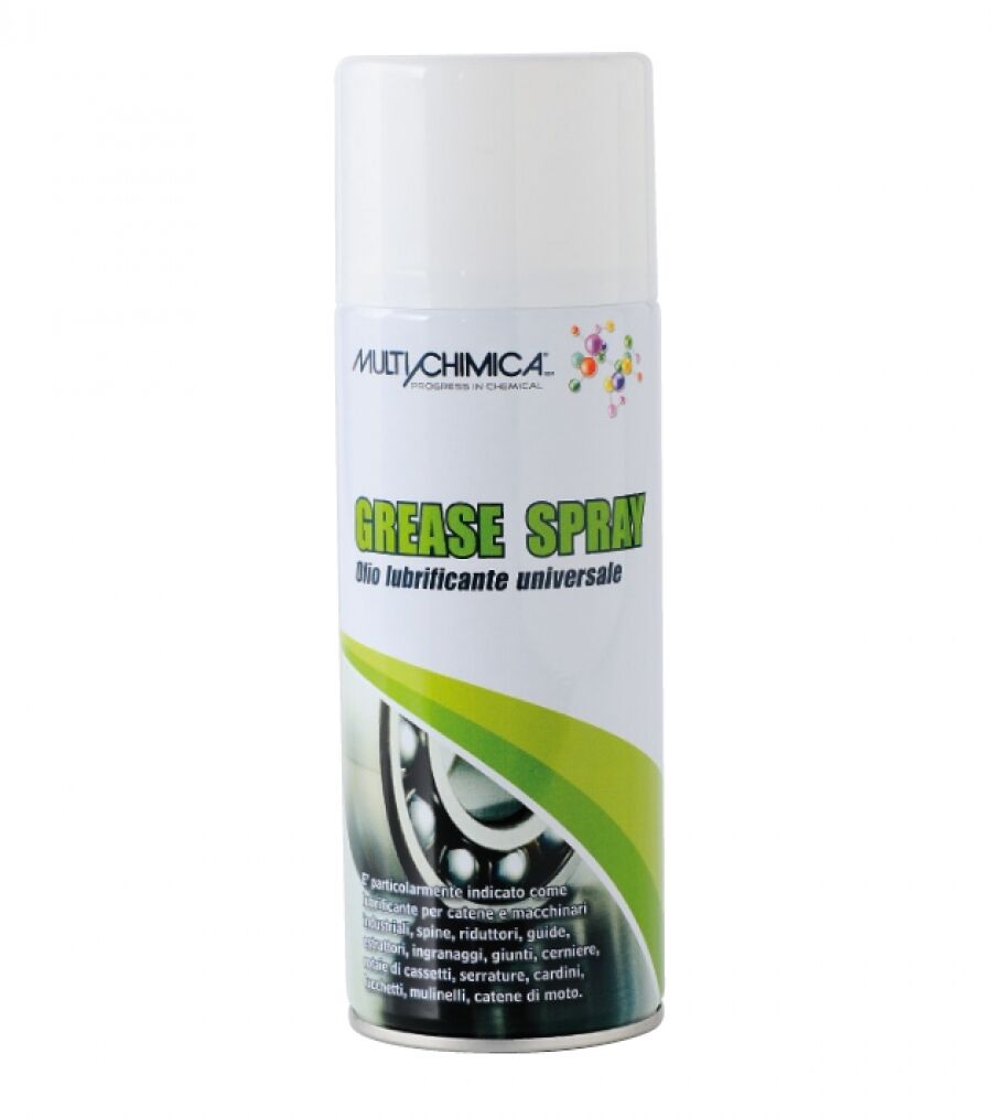 MULTICHIMICA - GREASE SPRAY - 400 ml - GRASSO LUBRIFICANTE UNIVERSALE SPRAY