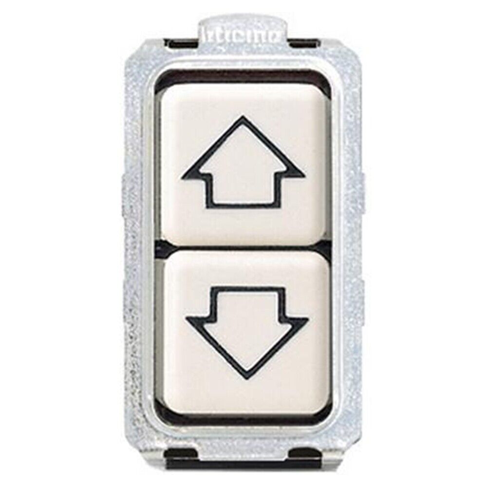 Doppio Pulsante 1P NO 10A con Frecce Indicative  - BTICINO LEGRAND 5055/1