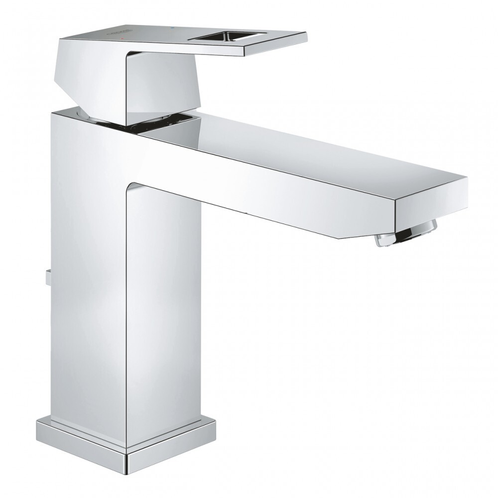 GROHE EUROCUBE MISCELATORE MONOCOMANDO BOCCA MEDIA CROMATO PER LAVABO 23445000