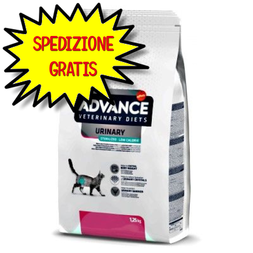 ADVANCE DIETA GATTO URINARY STERILIZED LOW CALORIE  1,250 KG OF