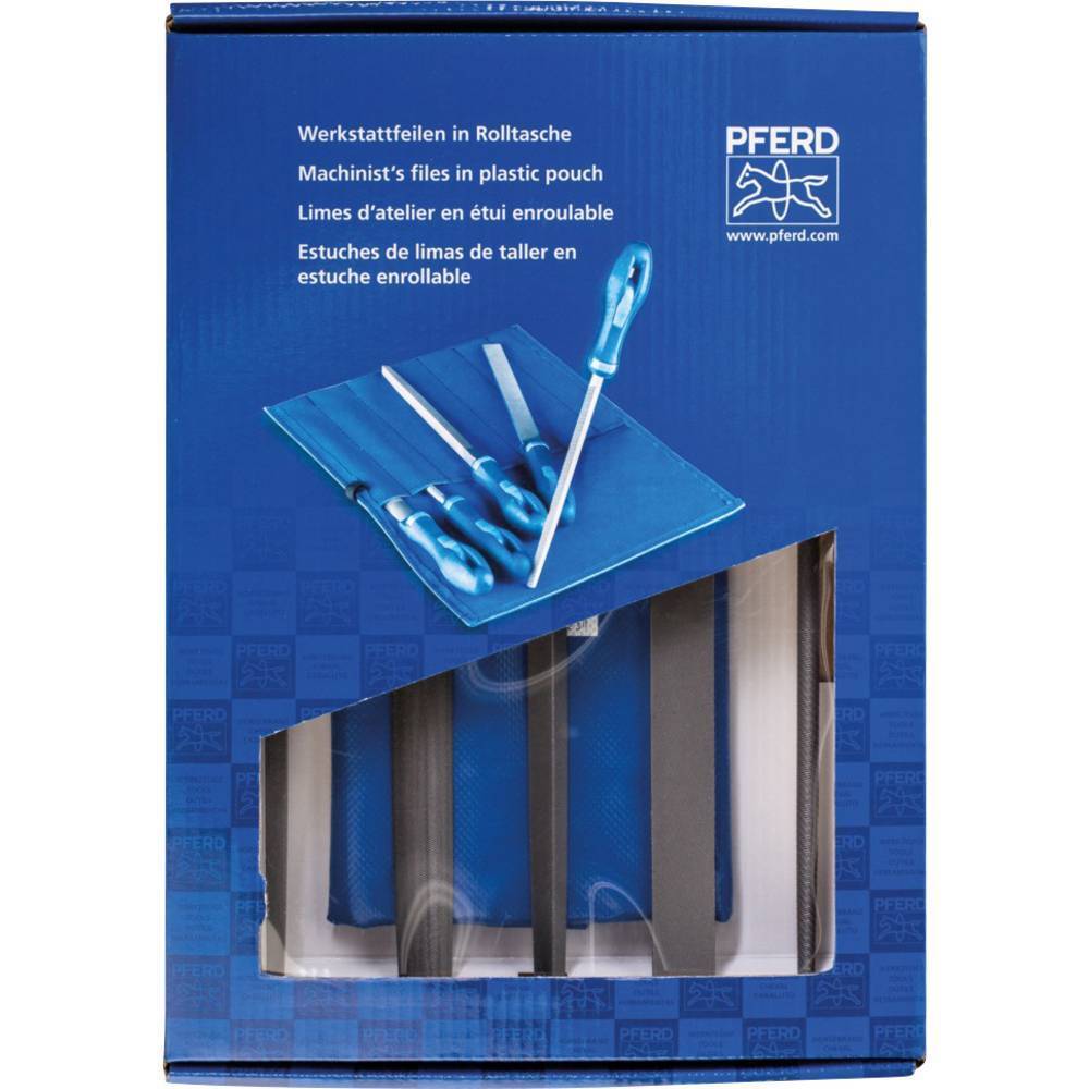 PFERD 11801542 Kit di lime da officina HiB 2 in borsa a rullo in PVC incl.