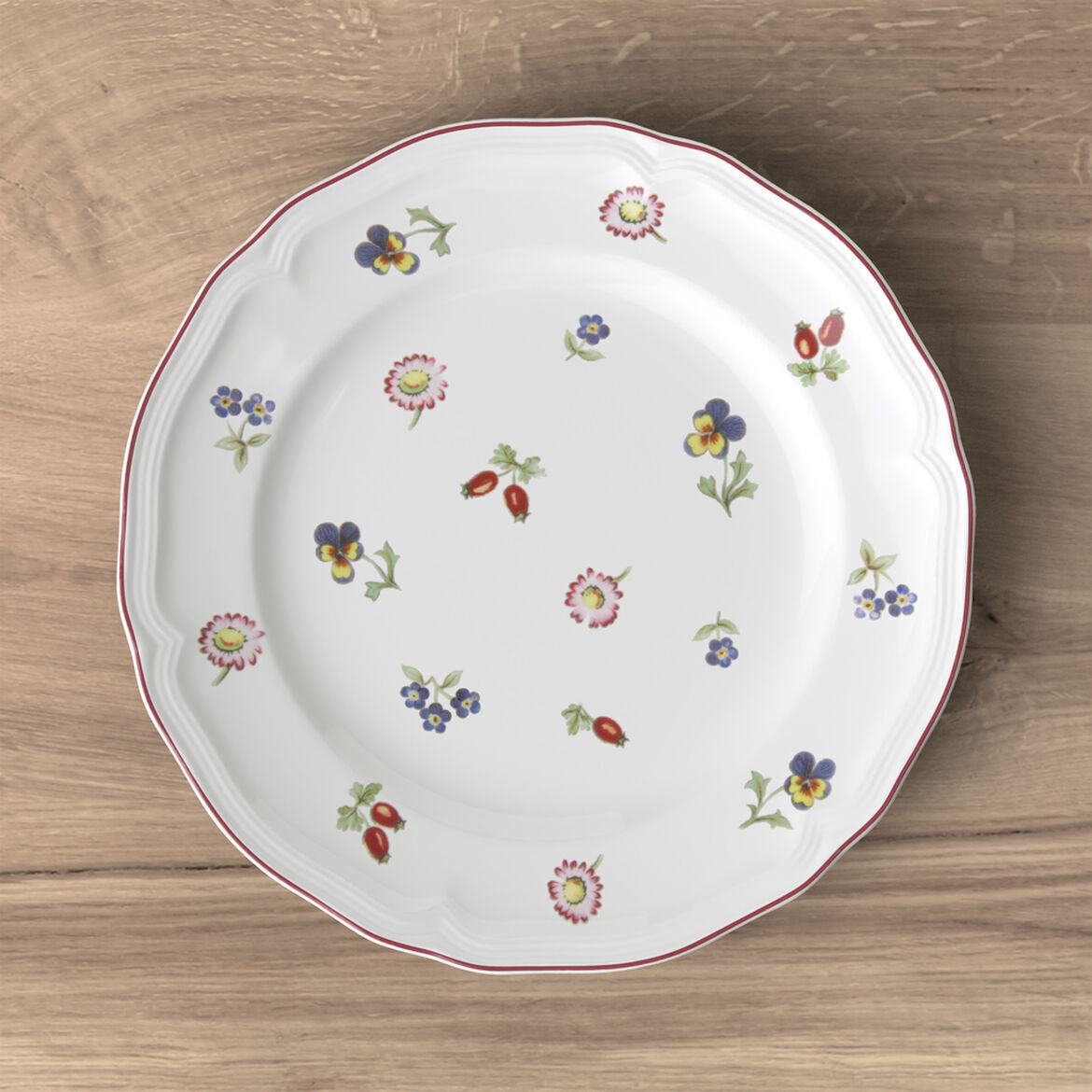 VILLEROY & BOCH Petite Fleur Set 6 Pezzi Piatto Frutta Colazione 21cm Porcellana