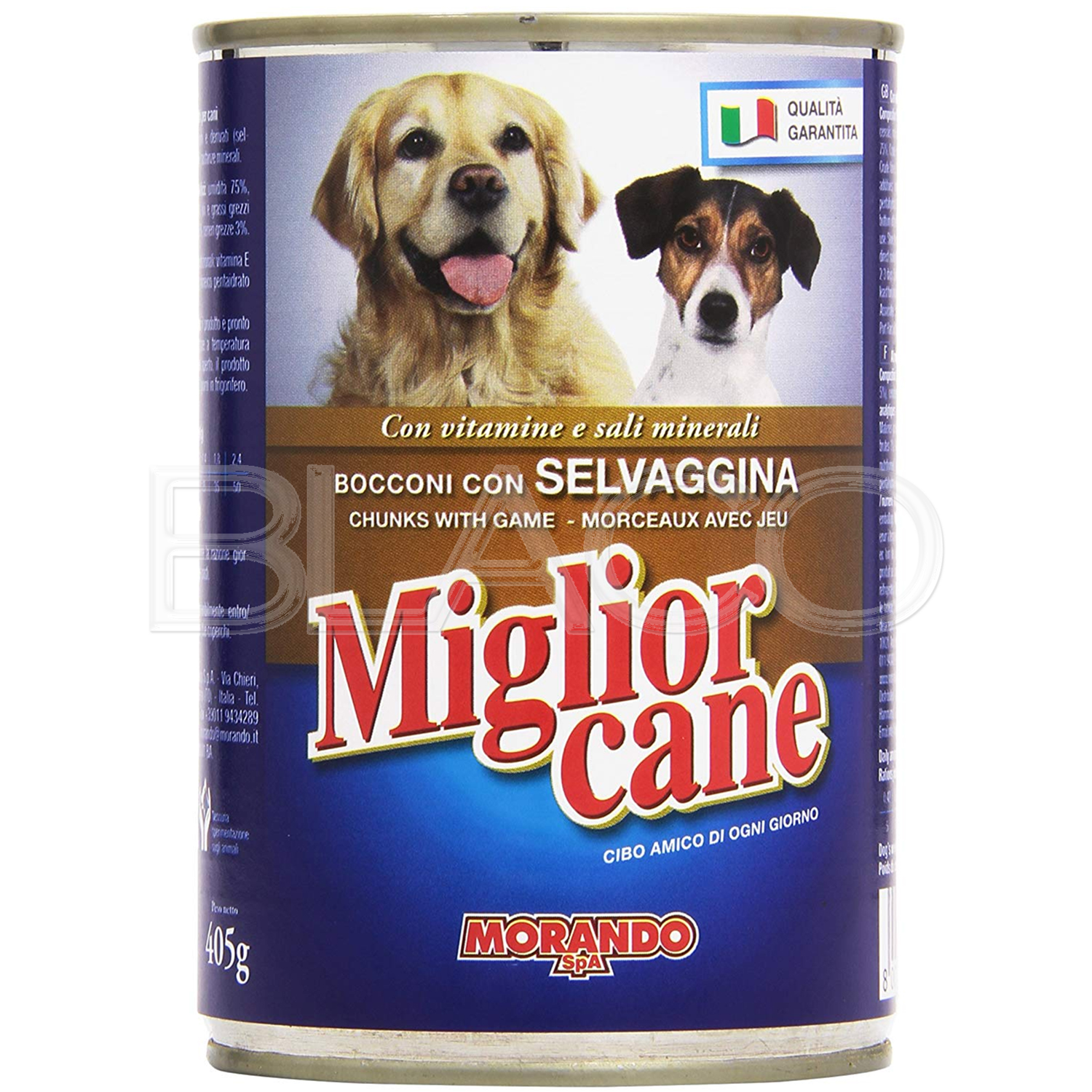 MIGLIORCANE BOCCONCINI 405GR SELVAGGINA CIBO PER CANE
