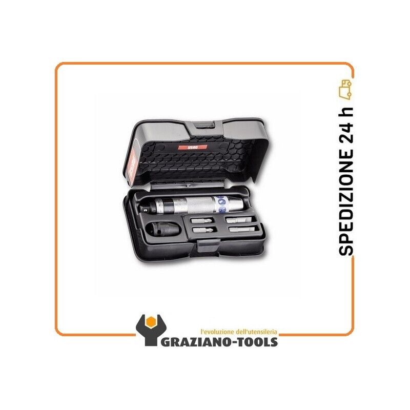 USAG U07000085 - 700 1/2 C6 - ASSORTIMENTO IN CASSETTA DI ABS CON GIRAVITE A PER