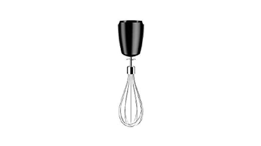 Braun MQS 050 BK Whisk Accessory, plastica, Nero