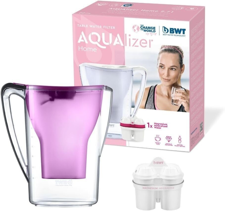BWT 815061 JARRA Agua Tipo BRITA, Acrilico, Viola