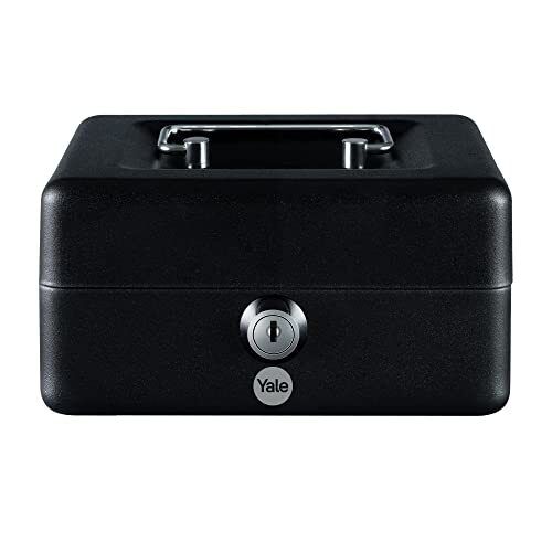 Yale Cassetta di sicurezza portavalori YCB/060/BB2 nera, dimensione grande