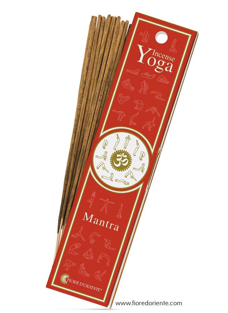 Mantra Yoga Incense, Incenso Naturale, 10 Bastoncini