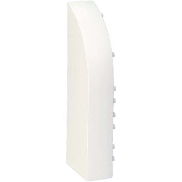 Sistema su battiscopa terminale sinistro 75084 bianco