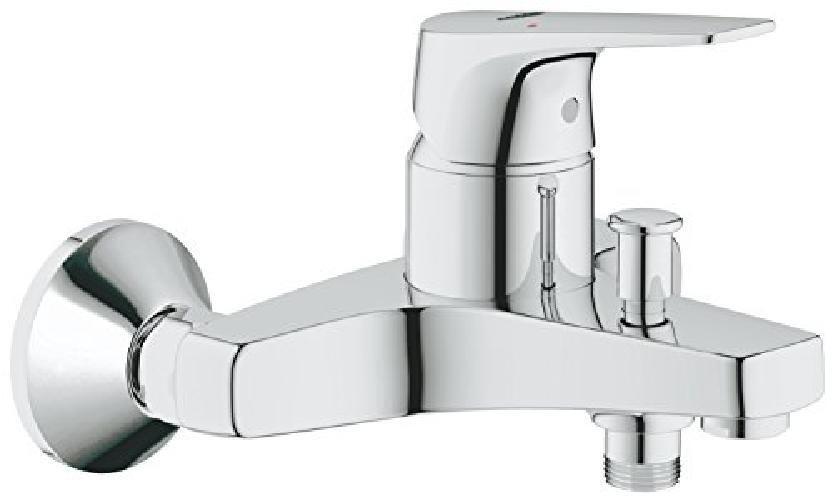 Grohe GRO-23756000 23756000-Grifo para bañera y ducha, montaje en pared, Nero