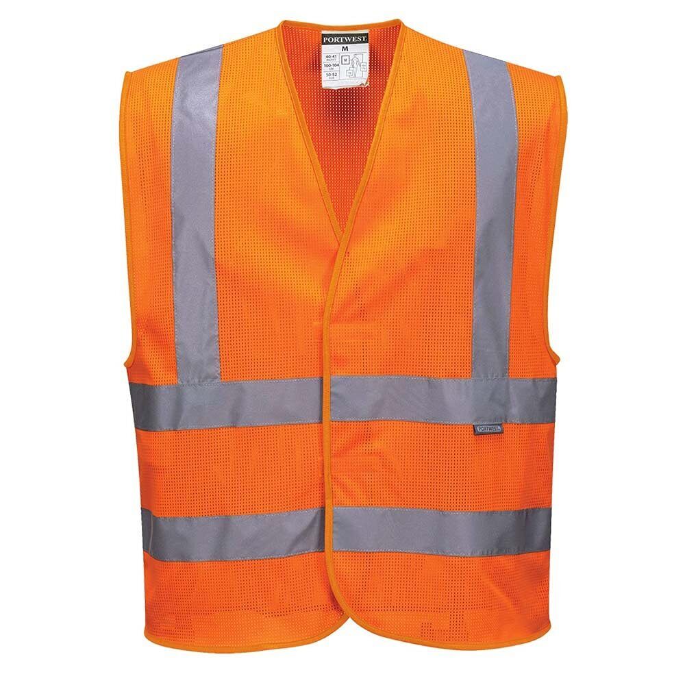 Portwest C370 Gilet Band & Brace Meshair, Arancione, L/XL